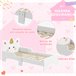 Cama para Niños MDF, Tablero Multicapa ZONEKIZ Blanco