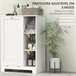 Armario de Baño MDF HOMCOM, hogar - baño Blanco