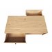 Mesa de centro color roble CRETA Madera