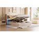Cama estofada, LED, espaço de armazenamento Cama estofada, LED, espaço de armazenamento Beige