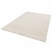 Alfombra con diseño geométrico y relieve CALEDONIA - ATTICGO 80x150 Crema