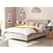 Beliani Cama con somier Terciopelo VALOGNES 172x220 Beige