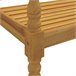 Banco de madera batavia con cojín 150x51 Antracita