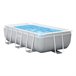 Piscina rectangular prism frame intex 300x175x80 cm con depuradora Gris
