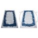 Alfombra CORE A004 Marco, sombreado 140x190 Azul
