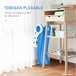 Tobogán Plegable Infantil HDPE HOMCOM Azul