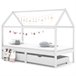 Estructura De Cama Infantil 206x97 Blanco