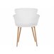 Beliani Silla de comedor SUMKLEY Blanco