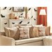 Beliani Cojín decorativo CUCURBITA Beige