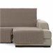 Vipalia Protector Cubre Sofá Chaise Longue Liso Modelo Chenilla Arena