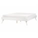 Beliani Cama con somier MDF BERRIC 148x202 Blanco