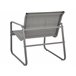 Beliani Conjunto longue Acero BARREA Gris