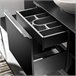Mueble bajo lavabo 2 nichos Eros Negro