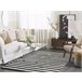 Beliani Alfombra de exterior TAVAS 140x200 Negro