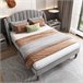 Marco de la cama 200x140 Gris