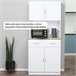 Alacena de Cocina HOMCOM 835-538 Blanco