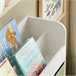 Estantería Infantil de Pared con 2 Estantes 2 Cajones SoBuy KMB81-W Blanco