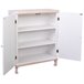 Armario de madera de 2 puertas Blanco