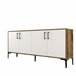 Aparador efecto madera 180 Blanco/ Madera