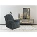 Sillón ALYSA relax manual gris oscuro Gris Oscuro