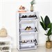 Armario de Zapatos MDF y Plásctico HOMCOM 60 Blanco