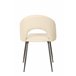 Silla de comedor tapizada en tela RITA Beige