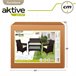Conjunto muebles terraza sillones, sofá y mesa ratán Aktive Negro