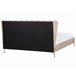 Beliani Cama con somier Terciopelo MIRIBEL 207x218 Beige