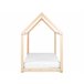 Beliani Cama con somier Madera de pino TOSSE 98x200 Blanco