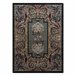 Alfombra de lana POLONIA Mozaika oriental 200x300 Azul/ Negro