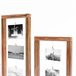 Set de 3 marcos de fotos Muhos pino teñido yute [en.casa] Marron