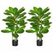 Árbol Perenne Artificial PE, PEVA HOMCOM, hogar - decoración Verde