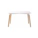 Mesa de cocina PARIS fija 120x80cm blanca Blanco