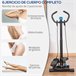 Máquina de Step Acero, ABS HOMCOM, deportes y ocio - fitness Negro