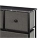 Max Home Cómoda 9 cajones de tela 100 Negro