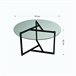 Mesa de centro metálica 75x75 Mesa de centro metálica 75x75 Negro