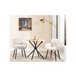 Juego de 2 sillas de comedor escandinavas Beige