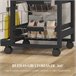 Carrito de Cocina MDF, Metal HOMCOM, hogar - cocina Carrito de Cocina MDF, Metal HOMCOM, hogar - cocina Negro