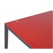 Mesa de cocina fija cristal II Rojo