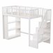 Cama alta para niños 95x253 Cama alta para niños 95x253 Blanco