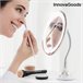 Espejo de Aumento LED con Brazo Flexible y Ventosa Mizoom Blanco