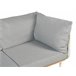 Beliani Sofá de jardín Aluminio SENISE Gris