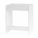 Escritorio LUPYN con 1 hueco blanco Blanco