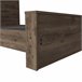 Base Cama Completo Galanto con marco Marron