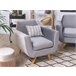 Beliani Funda para sillón BERNES Gris