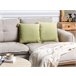 Beliani Cojín decorativo CHMISTAR Verde