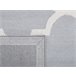 Beliani Alfombra de pelo corto SILVAN 200x300 Gris Claro