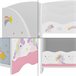 Estantería Infantil Lysekil aglomerado - Motivo de unicornio Multicolor