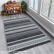 Alfombra De 100 X 200Cm 200x100 Azul