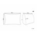 Beliani Cojín decorativo HELIOTROPE 30x50 Blanco
